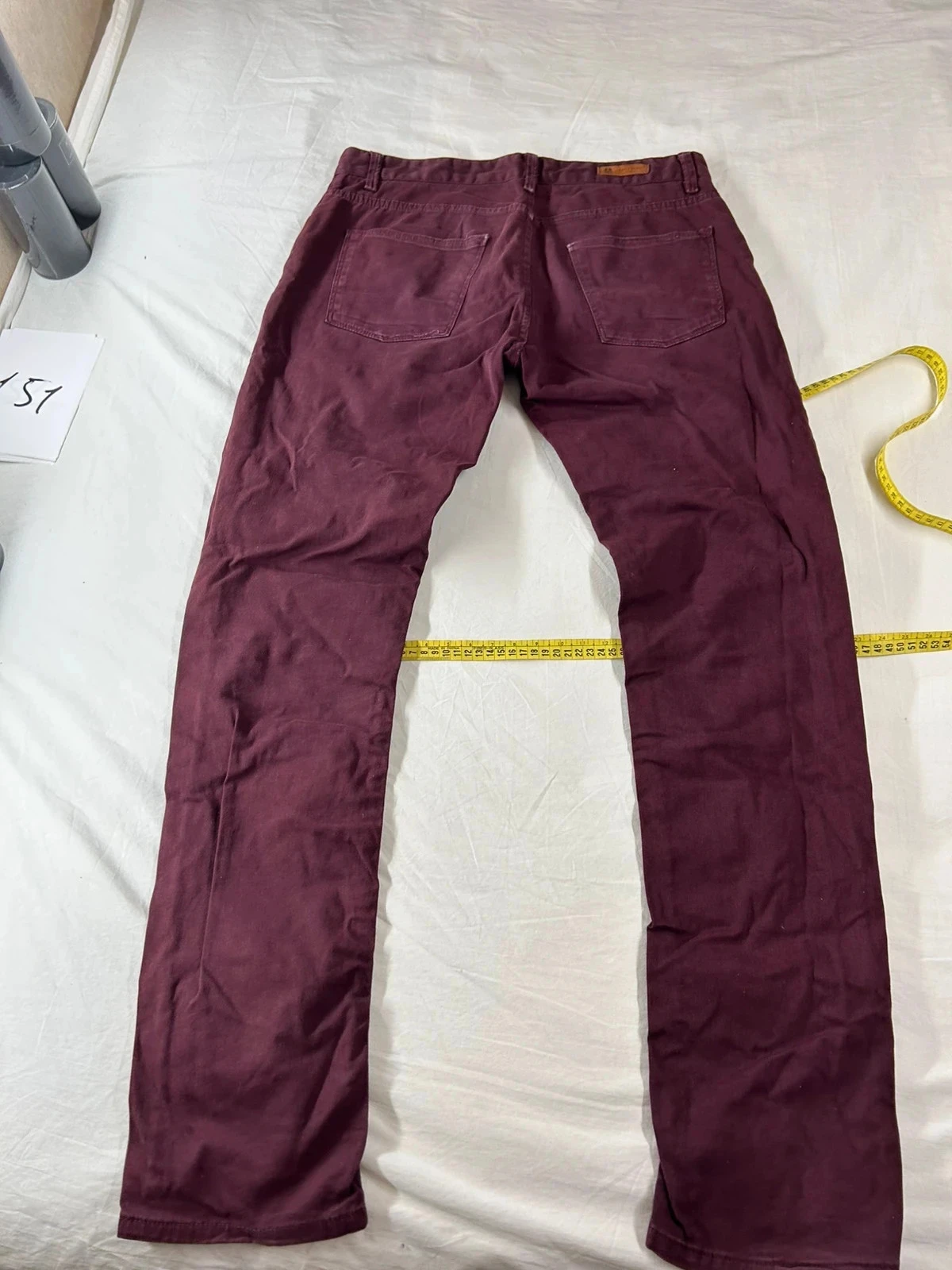 Rode bordeaux vintage jeans Zara Man – photo 10